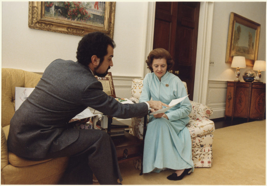 Albert Capraro with First Lady Betty Ford