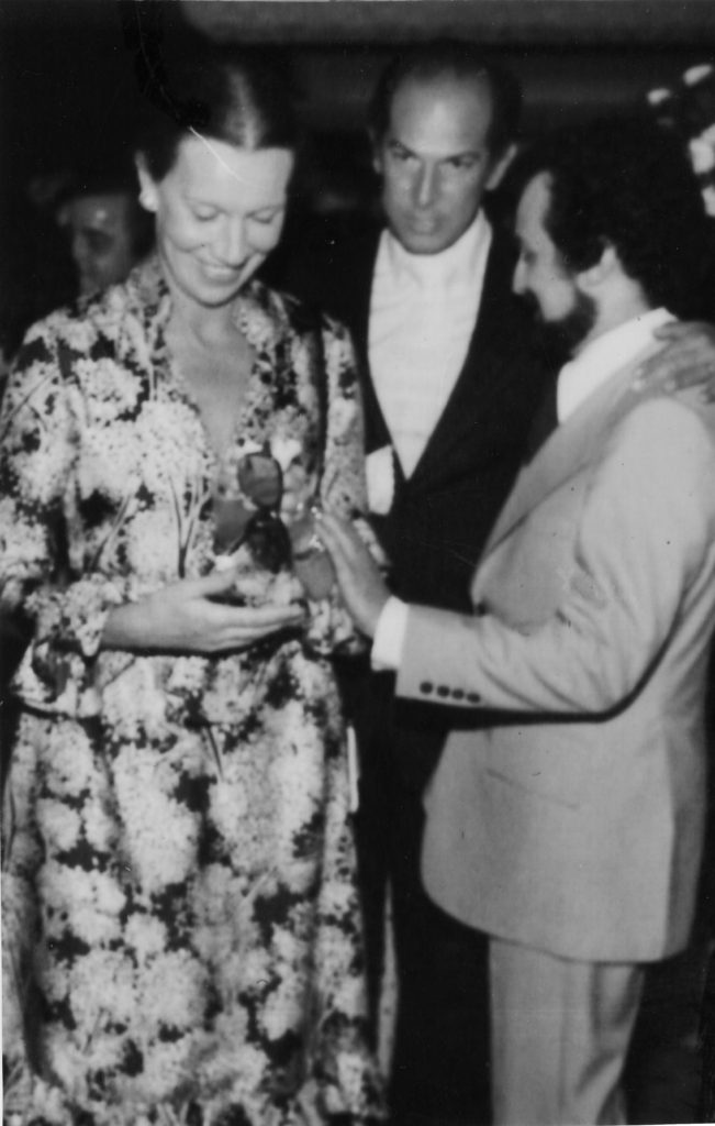 Albert Capraro with Francoise and Oscar de la Renta